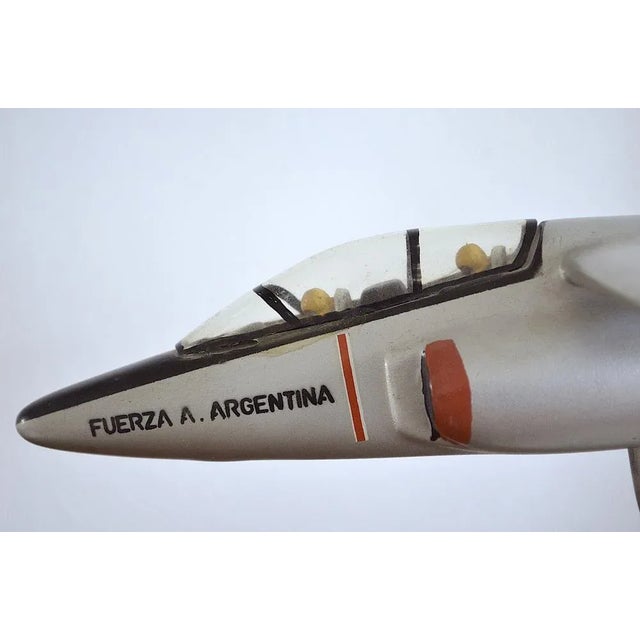 Silver Paperweight IA-63 Pampa Airplane, 1980s For Sale - Image 8 of 9