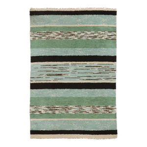 Vintage Swedish Rya Rug - 04'07 X 06'09