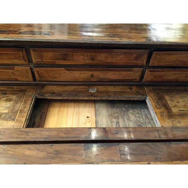 Antique Walnut Secretaire, 1700s For Sale - Image 5 of 10