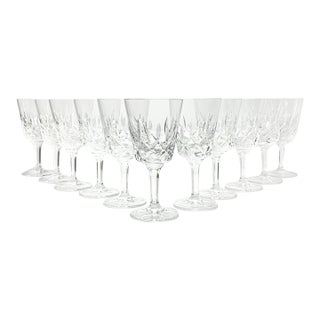 1980s Gorham “King Edward” Set of 11 Crystal Wine Glasses For Sale