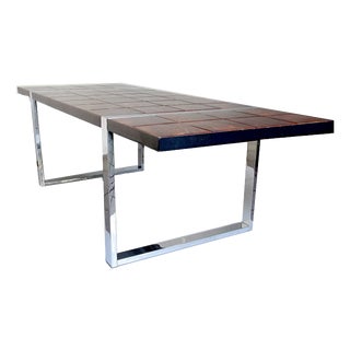 Large Vintage Space Age Ceramic Tiles Table from Belarti For Sale
