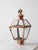 Farmhouse Vintage Copper Lantern Light Fixture With Brass Eagle Finial For Sale - Image 3 of 18