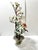 An exceptional vintage Chinese hardstone bonsai tree featuring hand-carved gemstone blossoms, foliage, and fruit arranged...