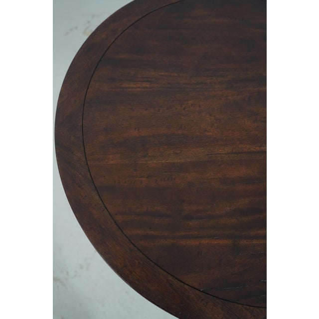 Theodore Alexander Round Iron Base Lamp Table For Sale In Philadelphia - Image 6 of 12