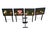 Mid-Century Modern Late 20th Century Artek Folding Snack Tables Fruit Designs For Sale - Image 3 of 5