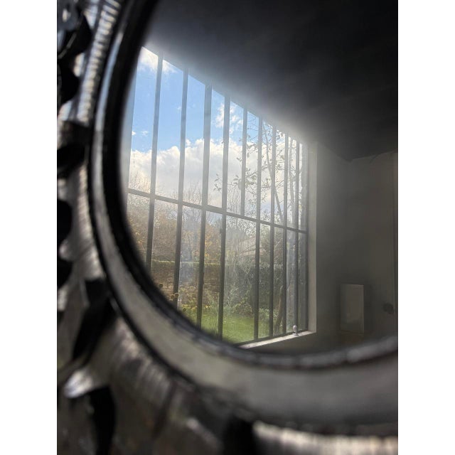 Vintage Mexican Metal Mirror, 1960s For Sale - Image 12 of 18