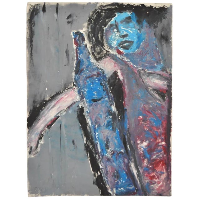 Arthur J. Krakower "Mecca" Full Page Monotype C.1999 For Sale