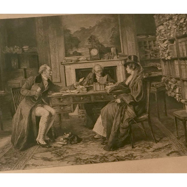 Charcoal Etchings The Right of Way A Litte Mortgage Breach of Promise Country Clients Four of Dendy Legal Scenes series...