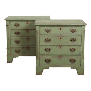 Georgian Style Beside Chests, 1920s, Set of 2 For Sale