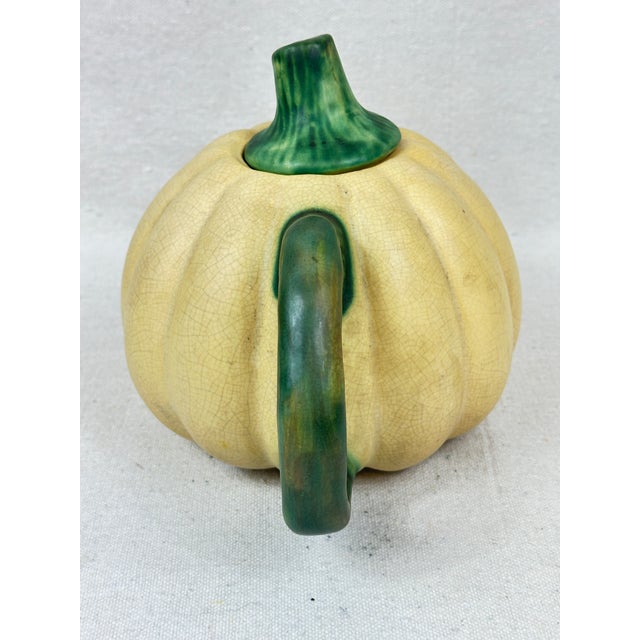 Vintage Weller Squash Teapot For Sale - Image 11 of 11