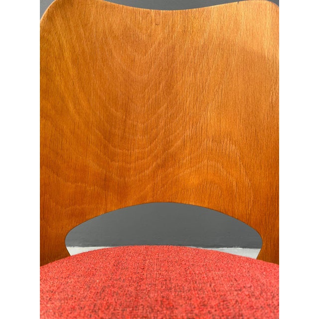 Wood Set of Ton Model 514 Dining Chairs by Radomír Hofman, 1960s For Sale - Image 7 of 18