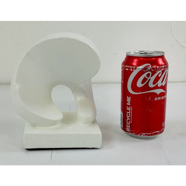 Made Goods Made Goods White Concrete Abstract Modern Ashton Sculpture For Sale - Image 4 of 4