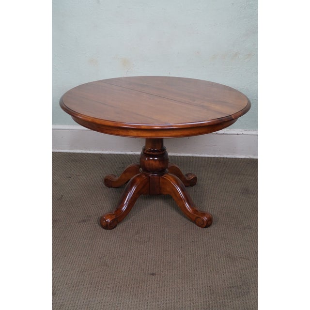 Ethan Allen Country Crossings Round Pedestal Dining Table ...