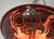 Schneider Le Verre Francais French Art Deco Cameo Pendant Light 1920s - Prunes Bowl Wrought Iron For Sale - Image 9 of 12