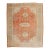 Orange Peel Antique Zabihi Collection Turkish Oushak Carpet For Sale