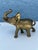 Mid 20th Century Brass Elephant Trunk Up For Sale - Image 4 of 4