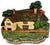 Green Rare & Large Antique Sulgrave Manor George Washington Ancestral Home Cast Iron Doorstop by Greenblatt Studios - Dated 1925 For Sale - Image 8 of 18