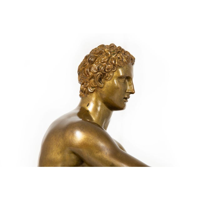 Bronze Fine Grand Tour Italian Bronze Sculpture of Ludovisi Ares (Mars) Ca. 1872 For Sale - Image 8 of 18