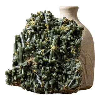 Raw Hedenbergite Sulfur Specimen by Stillmantle For Sale