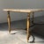 Travertine Coffee Table with Brass Base, 1970s For Sale - Image 12 of 15