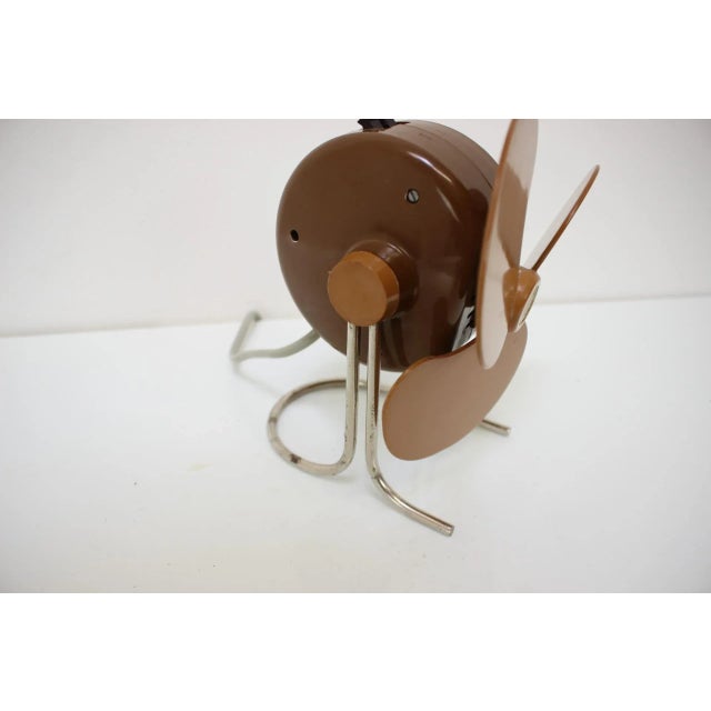 Small Vintage Table Fan, 1950s For Sale - Image 10 of 11
