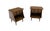 Pair of Danish Mid Century Modern One Drawer Walnut End Tables Night Stands MINT For Sale - Image 6 of 6