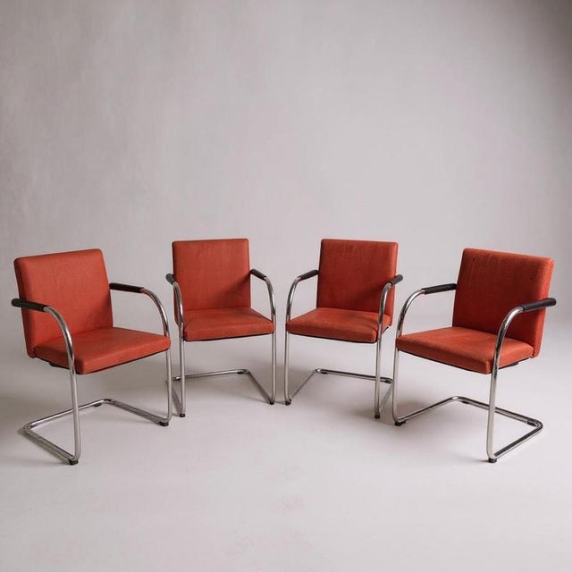 Textile Vintage Visasoft Chairs from Vitra, Set of 4 For Sale - Image 7 of 7