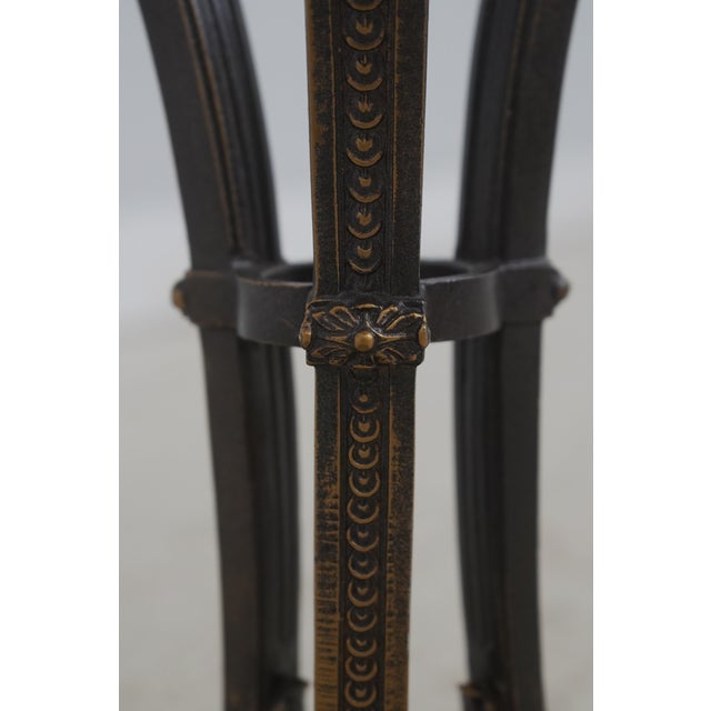 Bronze Regency Style Metal Bronze Finish Planter For Sale - Image 8 of 10