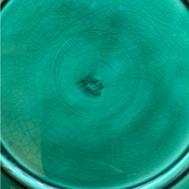 French French Majolica Plates, Pair For Sale - Image 3 of 3