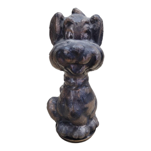 Vintage Bronze Foundry Mold — Shaggy Dog Industrial Sculpture (8ʺ)