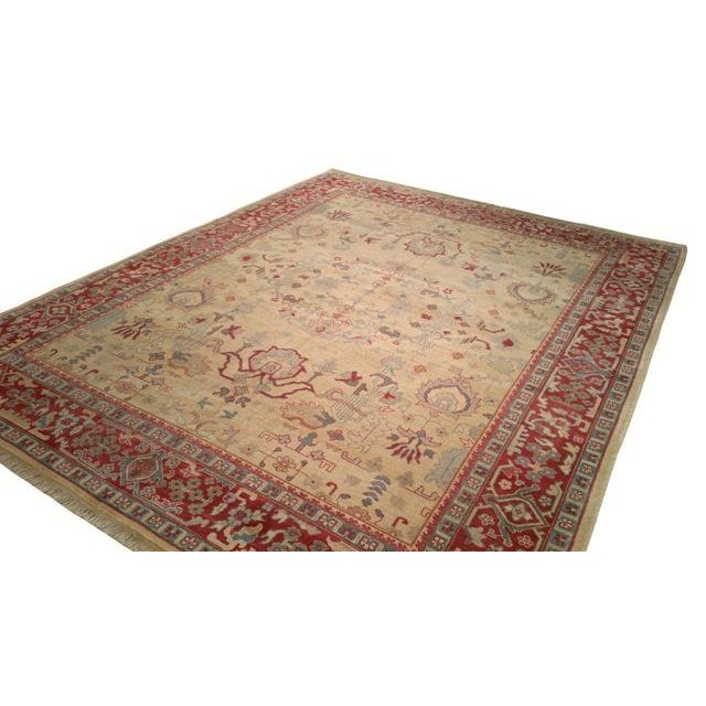 Traditional Persian Heriz Design Rug Handmade- 8x10 For Sale - Image 3 of 4