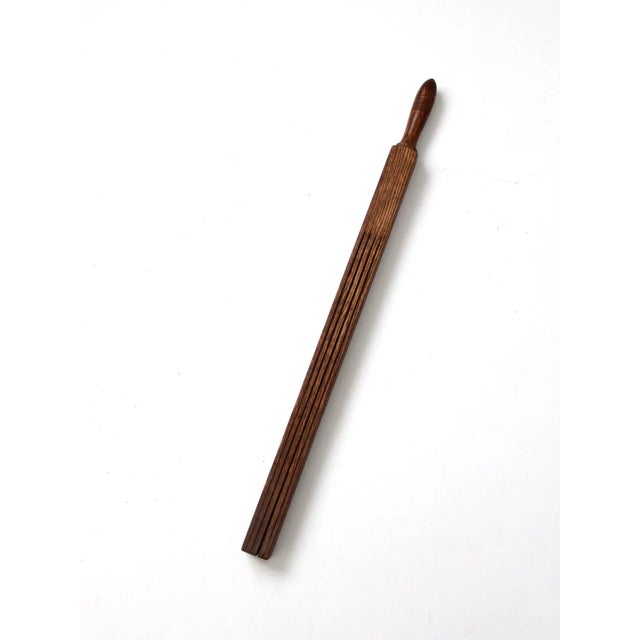 Brown Antique Primitive Wooden Tool For Sale - Image 8 of 8
