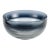 1960s Scandinavian Modern Blue-Tinted Art Glass Decorative Bowl by Timo Sarpaneva, Finland For Sale