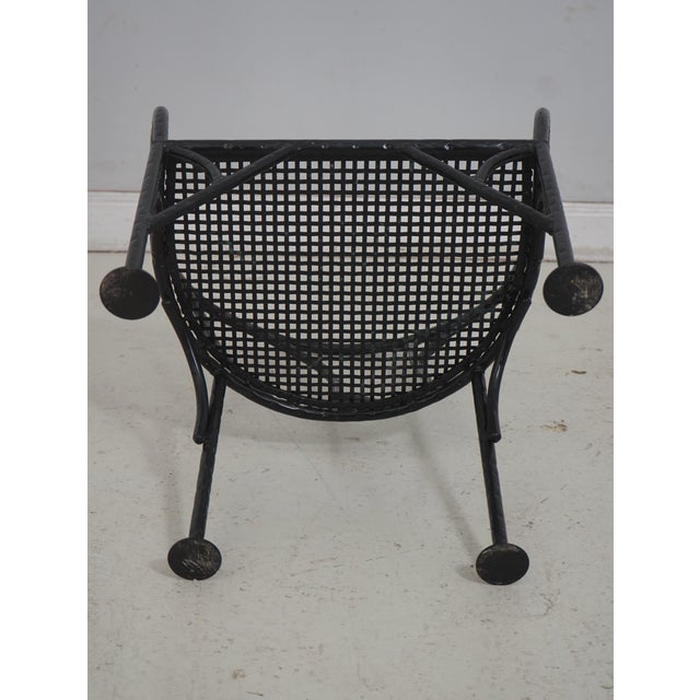 Pair of Winterthur Faux Bois Iron Chairs For Sale - Image 17 of 18