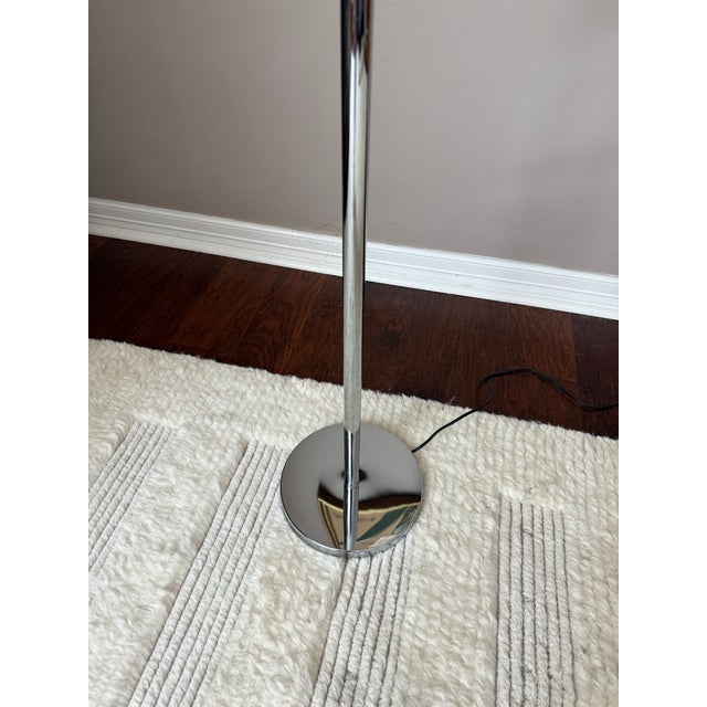 Vintage 1970s Mid-Century Modern Sonneman “Waterfall” Cascading Globe Floor Lamp in Chrome For Sale - Image 10 of 12