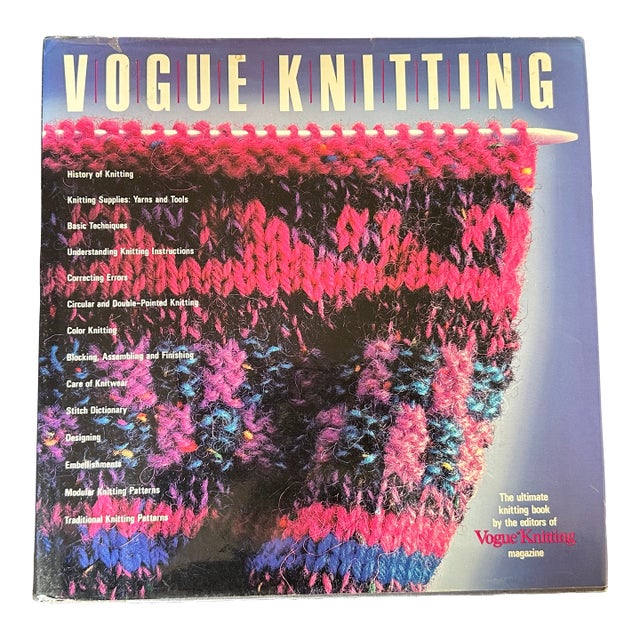 Vintage Vogue Knitting Book For Sale