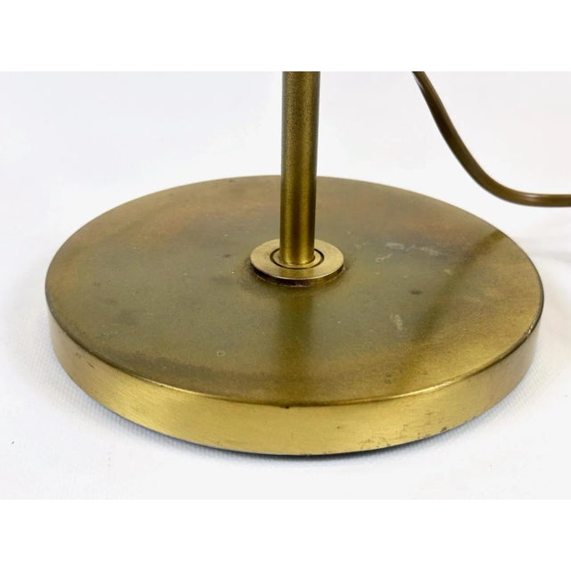1970s Vintage Brass Table Lamp from Fischer Leuchten, 1970s For Sale - Image 5 of 12