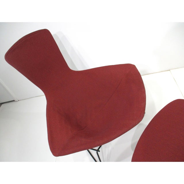 Mid 20th Century Harry Bertoia Bird Lounge Chair and Ottoman for Knoll For Sale - Image 5 of 12