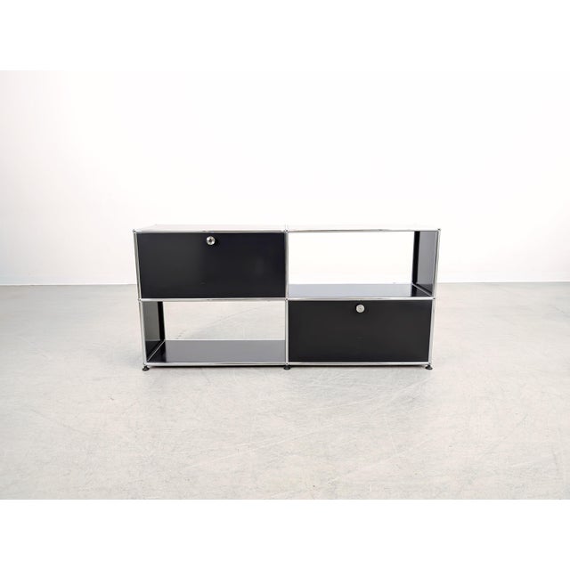 Postmodern Sideboard in Black from USM Haller For Sale - Image 3 of 10