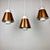 Mid-Century Modern Glass and Copper P100 Pendant Lights by Staff, Set of 3 For Sale - Image 3 of 18