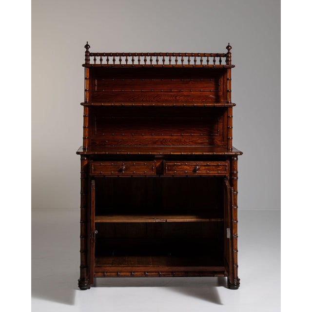 19th Century 19th Century France Brown Wood Storage Cabinets & Cupboards For Sale - Image 5 of 10