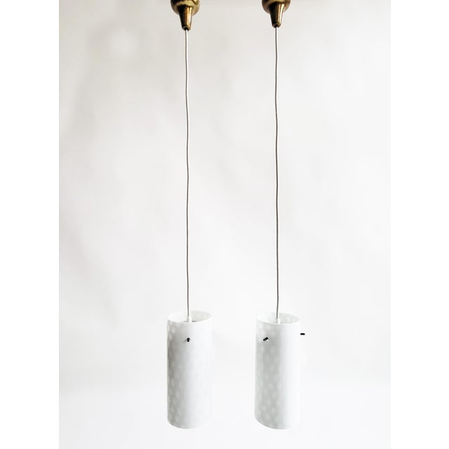 Mid-Century Modern Polkadot Pendant Lights by Rupert Nikoll, 1950s, Set of 2 For Sale - Image 9 of 13