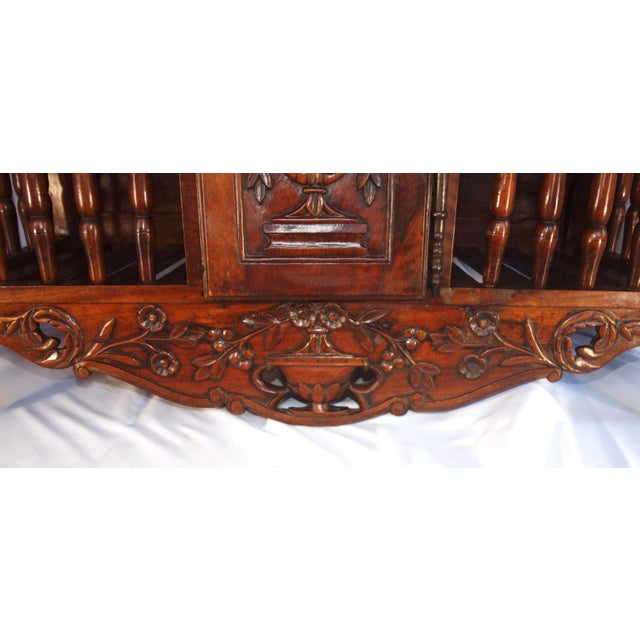 Antique French Provincial Panetiere Bread Cage Cabinet For Sale - Image 4 of 12
