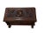 French Antique French Walnut Carved Box For Sale - Image 3 of 8