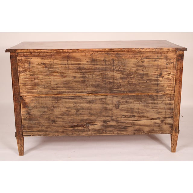 Antique Continental Louis XVI Style Walnut Chest of Drawers For Sale - Image 12 of 13