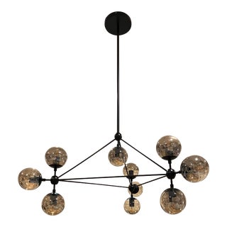 France & Son Modern Globe Chandelier For Sale