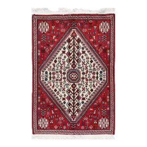 Pasargad Red Color Hand Knotted Persian Abadeh