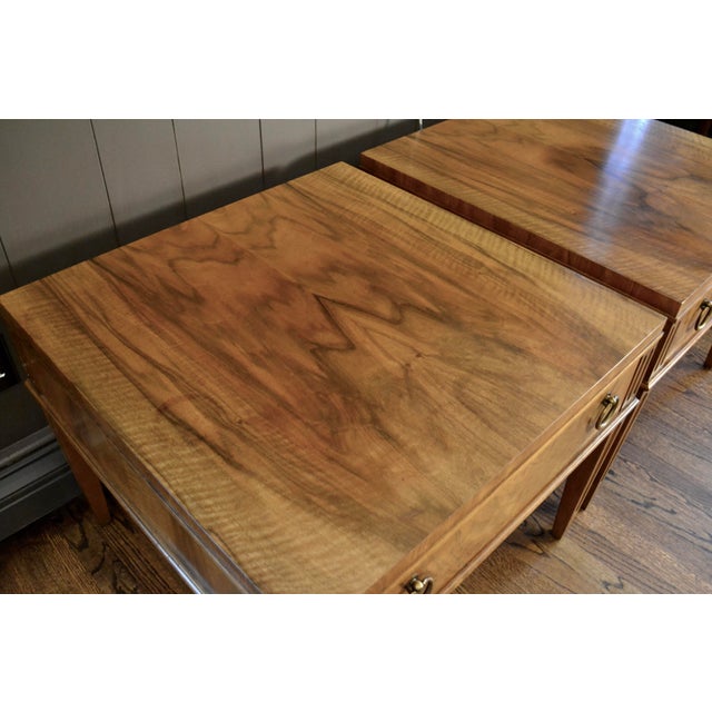 Baker Furniture Company Baker Furniture Regency Style End Tables - A Pair For Sale - Image 4 of 8