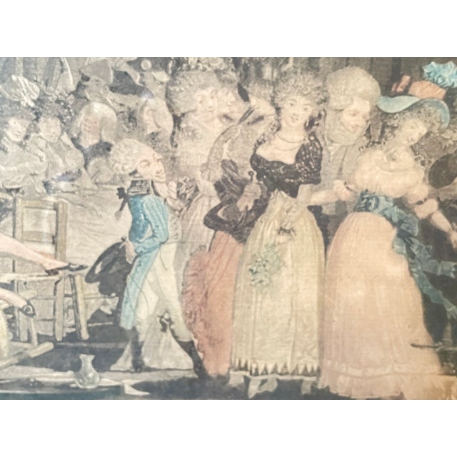Louis-Philippe Debucourt, The Public Promenade, 1790s, Etching, Framed For Sale - Image 7 of 18