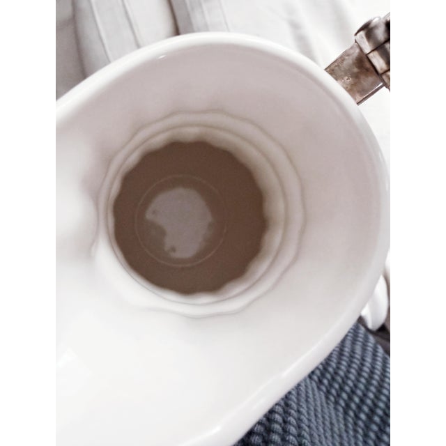 Silver Antique China and Silver Teapot From the Ritz Hotel in London For Sale - Image 8 of 9